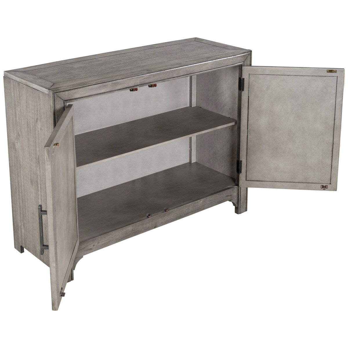 Modern Cabinets with Unique Design Doors with 1 Adjustable Shelves
