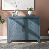 Modern Cabinets with Unique Design Doors with 1 Adjustable Shelves