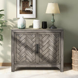 Modern Cabinets with Unique Design Doors with 1 Adjustable Shelves