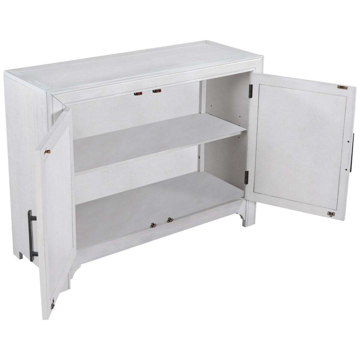 Modern Cabinets with Unique Design Doors with 1 Adjustable Shelves