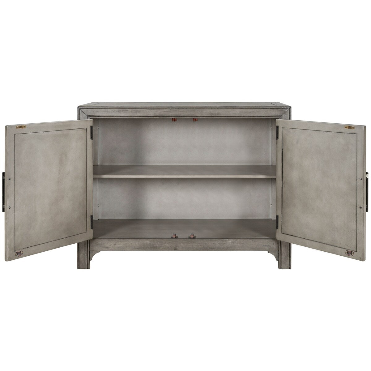 Modern Cabinets with Unique Design Doors with 1 Adjustable Shelves