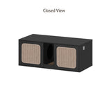 Modern Cat Litter Cat Enclosure,Washroom,Cabinet with two Large Rooms.
