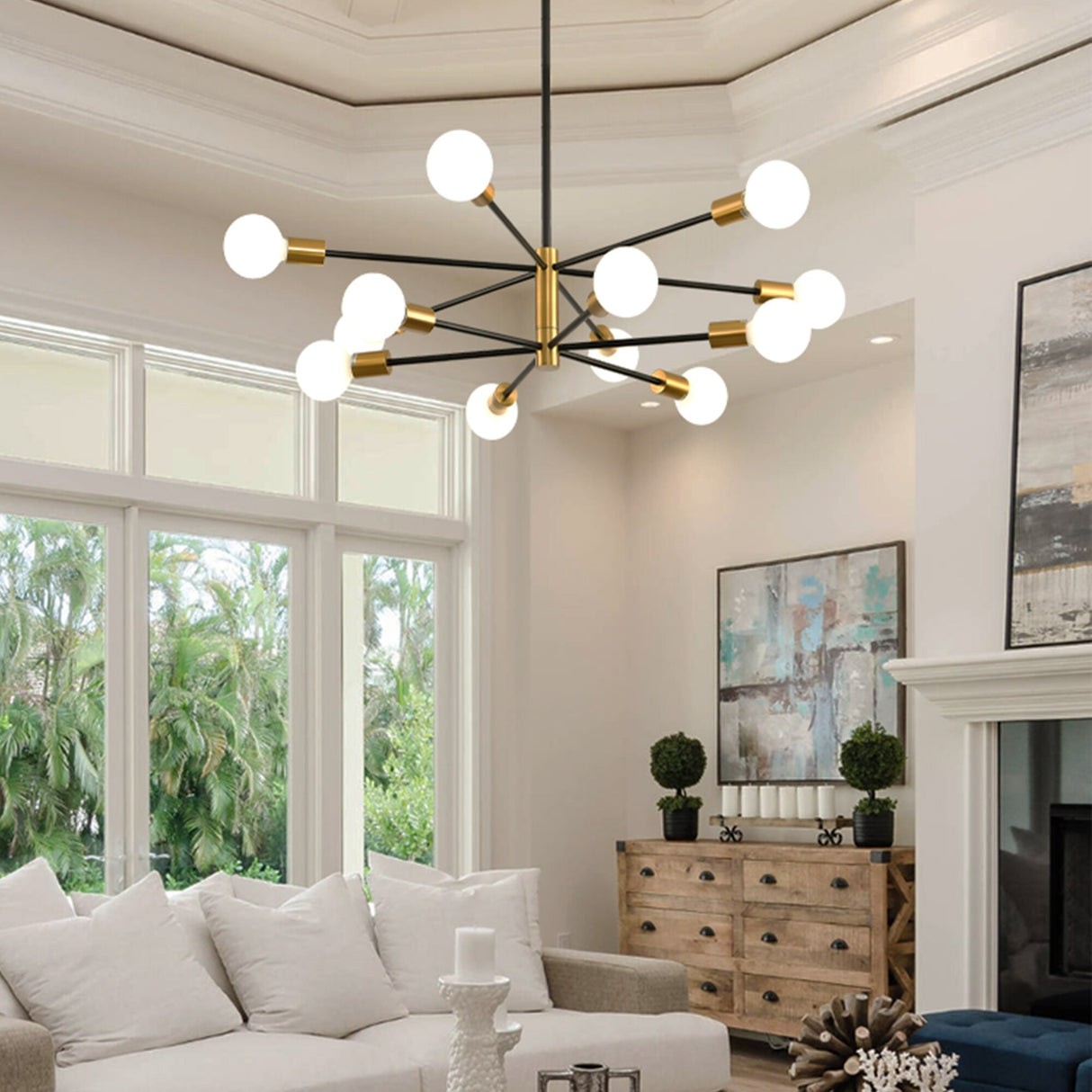 Modern Chandelier Sputnik Chandelier Ceiling Light