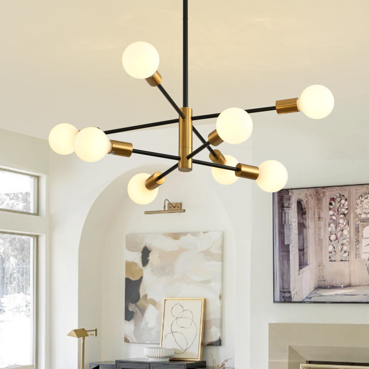 Modern Chandelier Sputnik Chandelier Ceiling Light