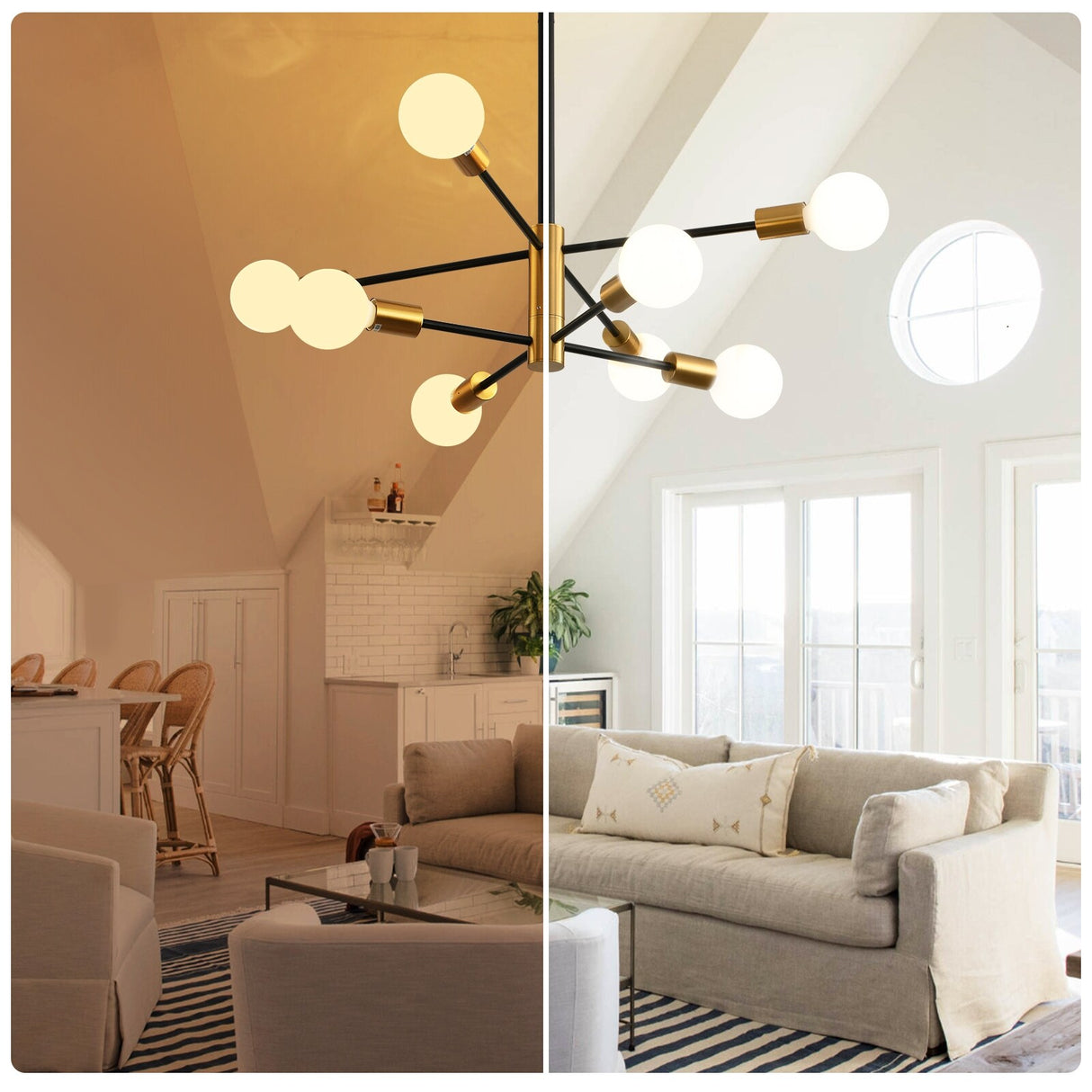 Modern Chandelier Sputnik Chandelier Ceiling Light