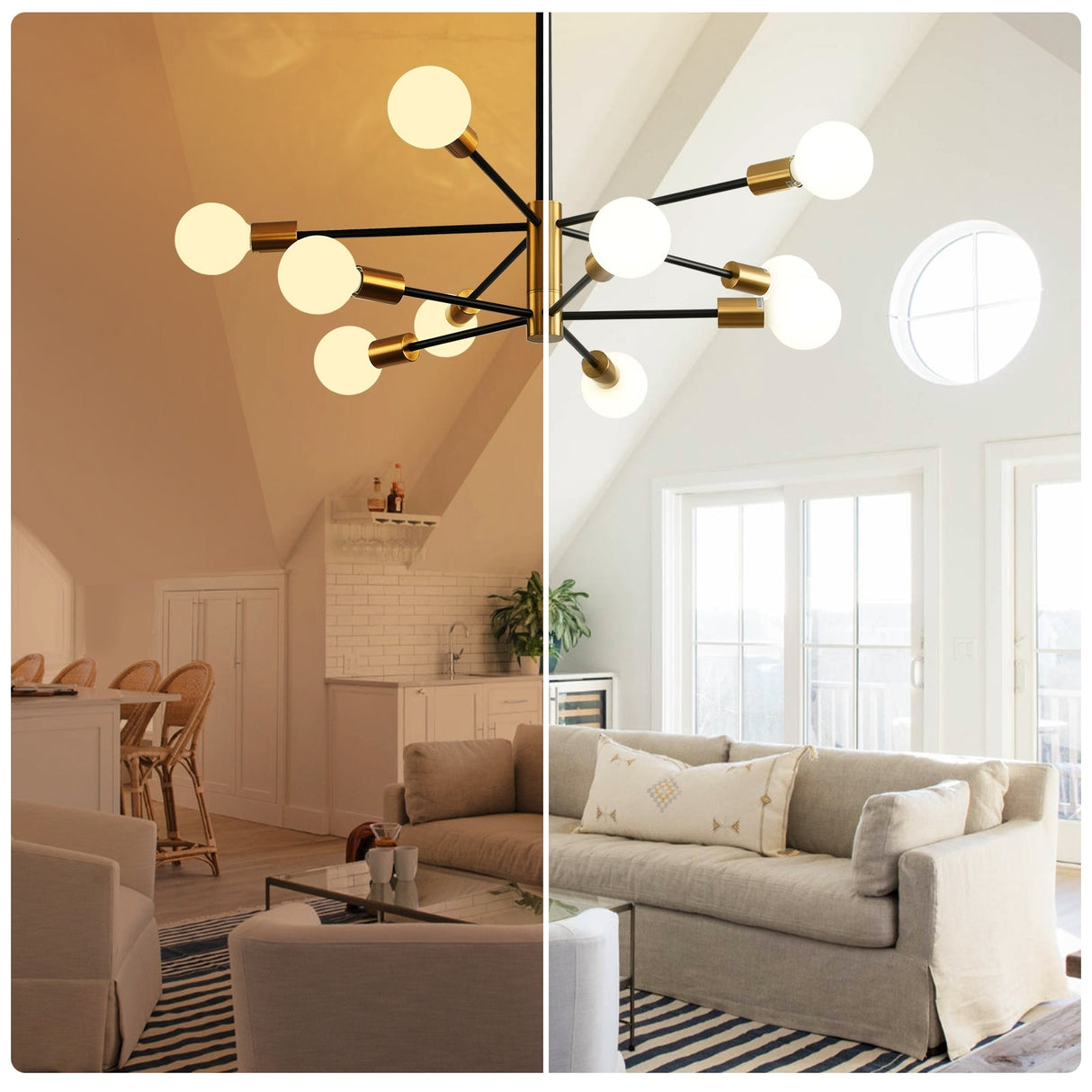 Modern Chandelier Sputnik Chandelier Ceiling Light