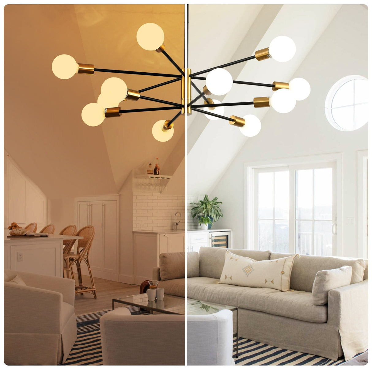 Modern Chandelier Sputnik Chandelier Ceiling Light
