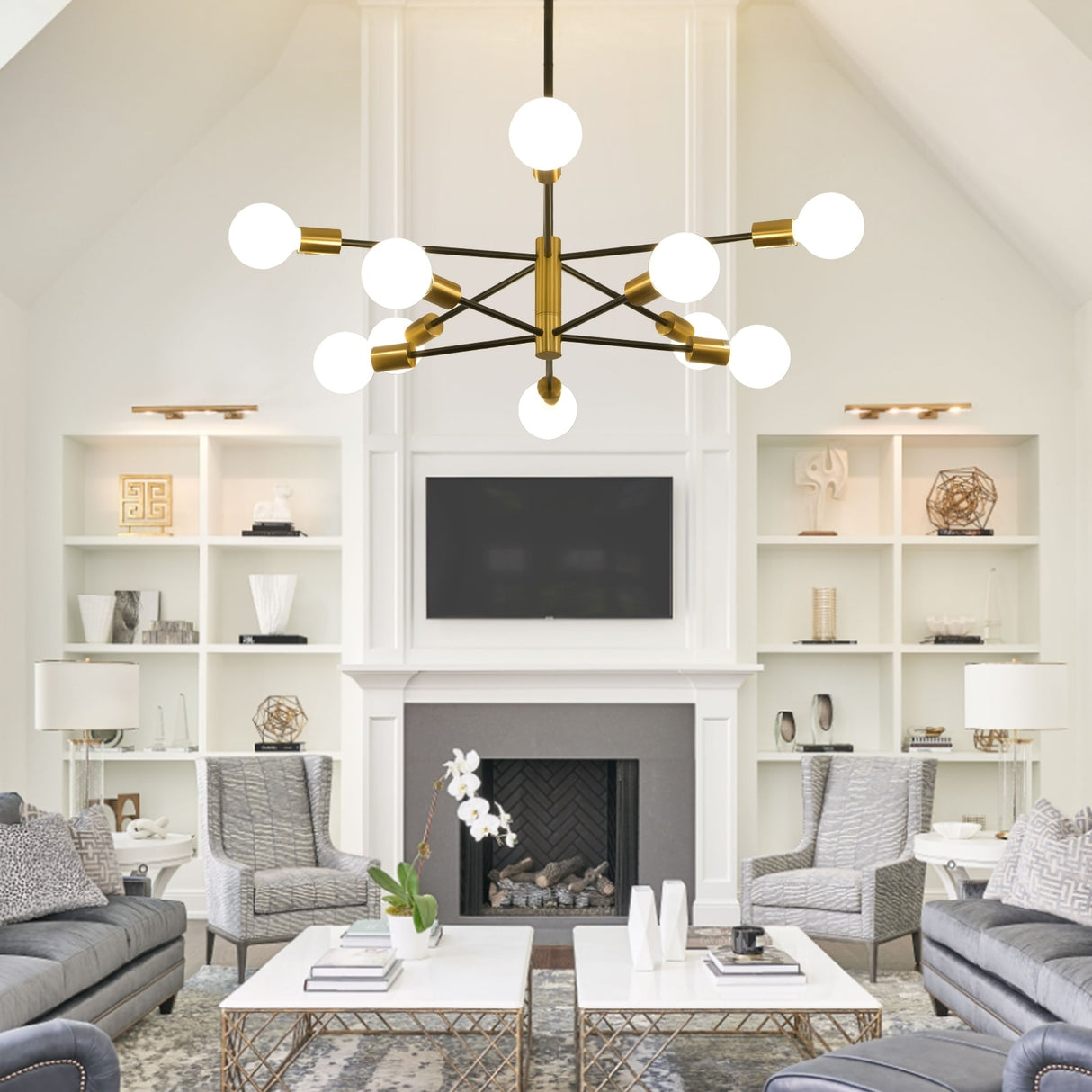 Modern Chandelier Sputnik Chandelier Ceiling Light