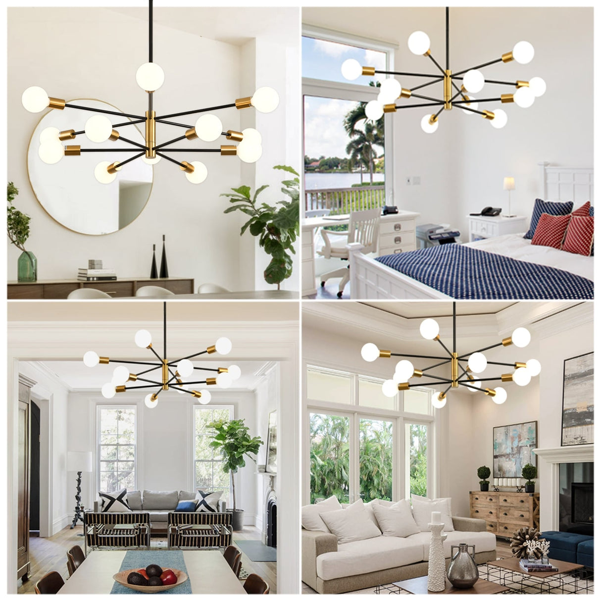 Modern Chandelier Sputnik Chandelier Ceiling Light