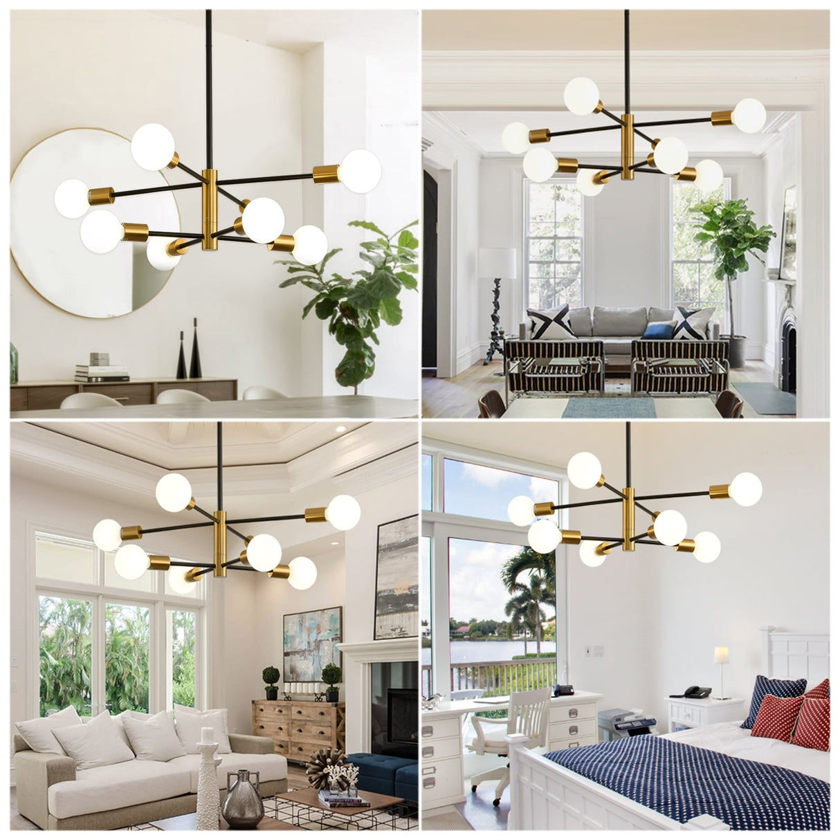 Modern Chandelier Sputnik Chandelier Ceiling Light
