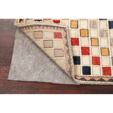 Modern Checkered Gabbeh Zollanvari Persian Area Rug Wool Handmade - 2'10" x 6'4"
