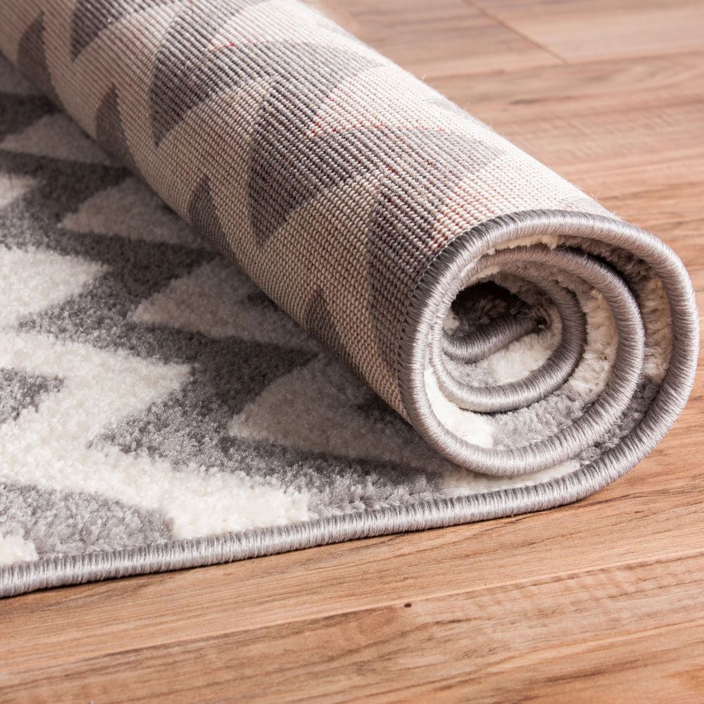 Well Woven Modern Chevron Geometric Zigzag Stripe Area Rug - 7'10 x 10'6 - 7'10 x 10'6