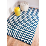 Well Woven Modern Chevron Geometric Zigzag Stripe Area Rug - 7'10 x 10'6 - 7'10 x 10'6