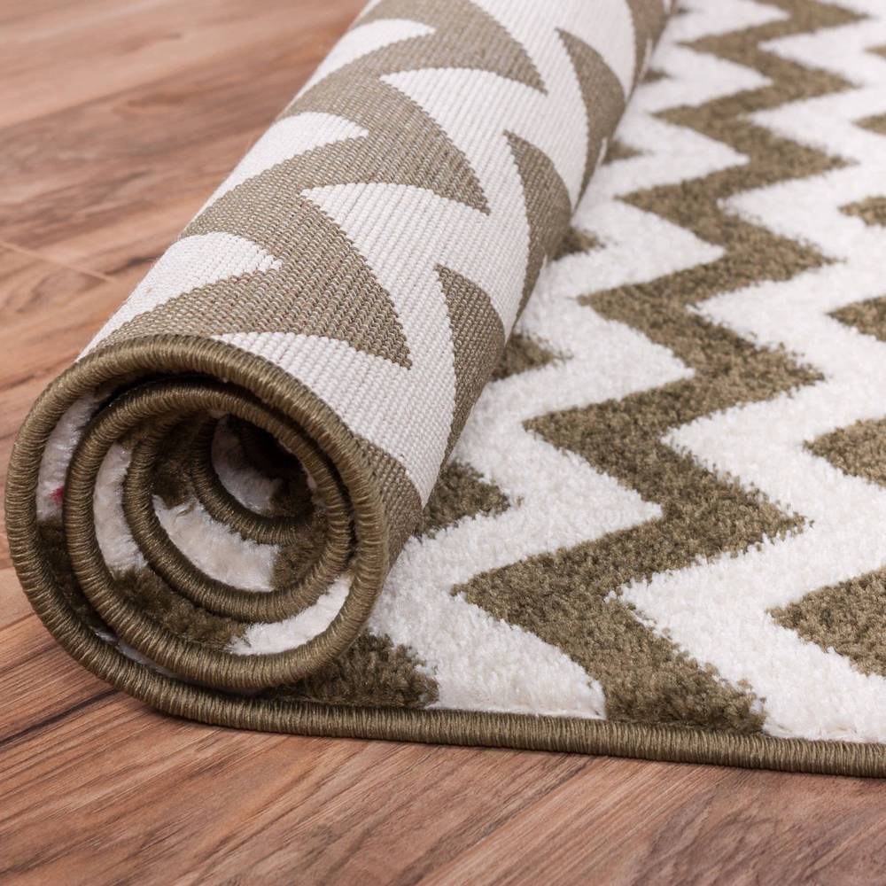 Well Woven Modern Chevron Geometric Zigzag Stripe Area Rug - 7'10 x 10'6 - 7'10 x 10'6