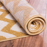 Well Woven Modern Chevron Geometric Zigzag Stripe Area Rug - 7'10 x 10'6 - 7'10 x 10'6