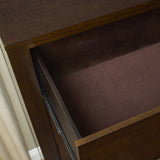 Modern Chocolate Brown 5-drawer Chest