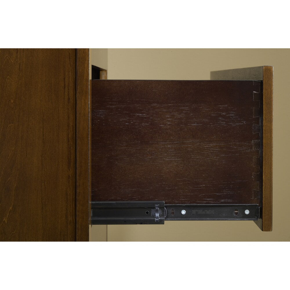 Modern Chocolate Brown 5-drawer Chest