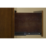 Modern Chocolate Brown 5-drawer Chest