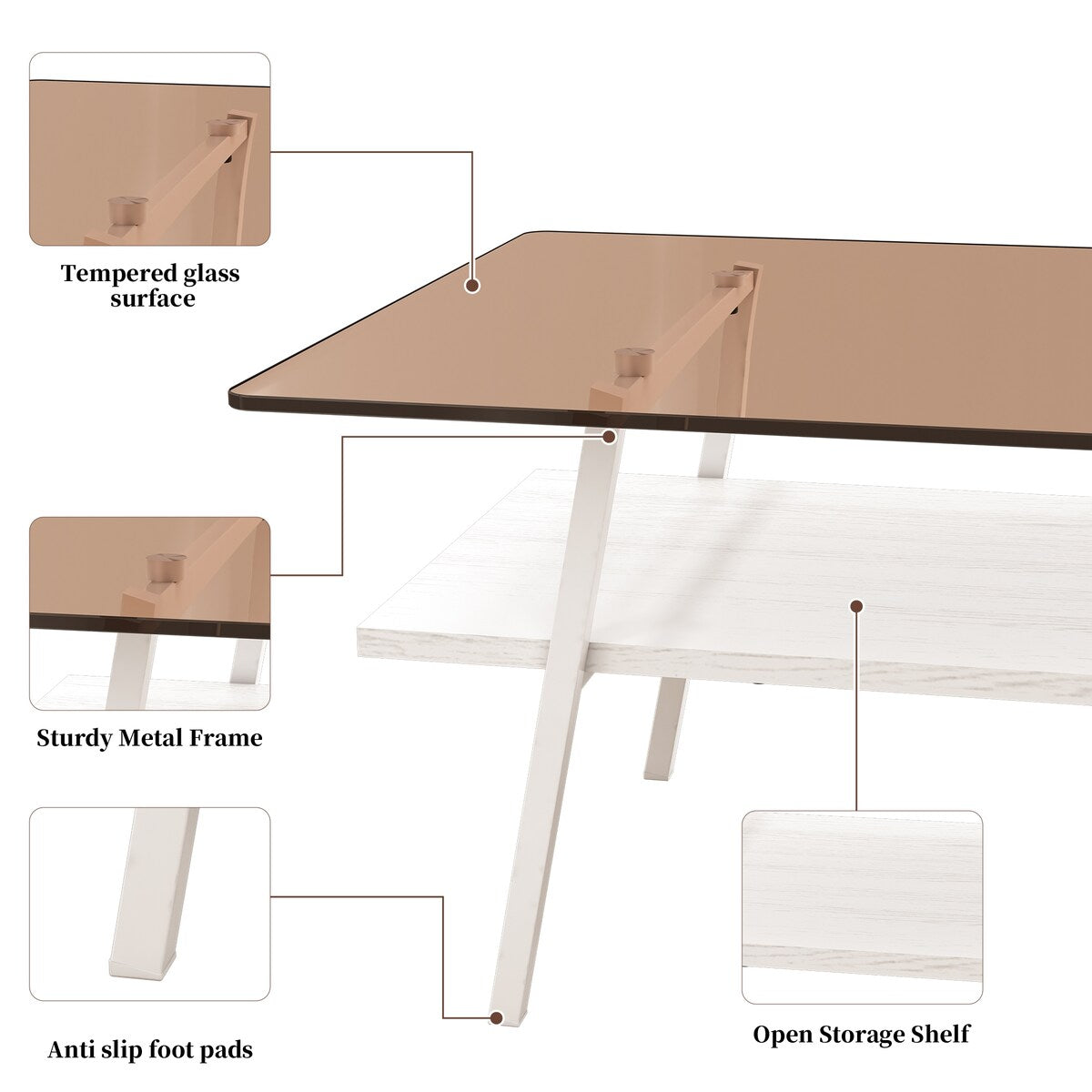 Modern Coffee Table for Living Room