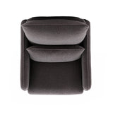 Modern Comfy Leisure Accent Chair, Teddy Short Plush Particle Velvet Armchair with Lumbar Pillow for Living Room