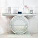 Modern Console Table with Crystal Base Entryway Sofa Table