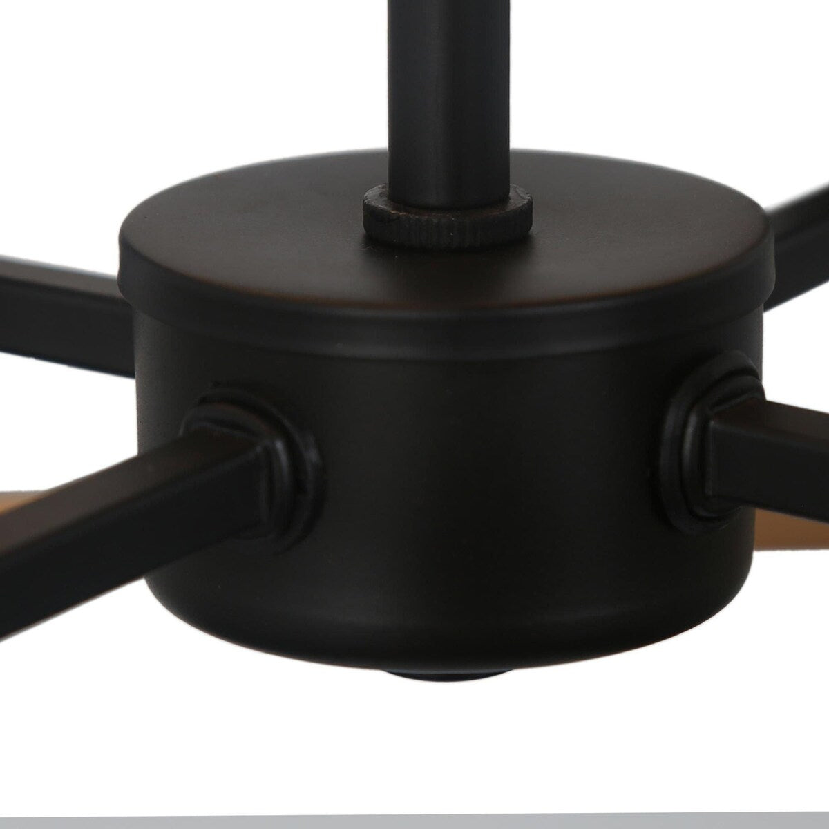Modern Contemporary Gold Chandelier Geometric Lantern Large Kitchen Island Pendant Lights - Gold and Black - D12.5"x H 18"
