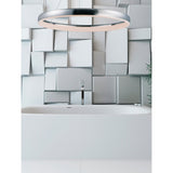 Modern Contemporary LED Pendant Blossom Natural Aged Brass - Exact Size