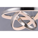 Modern Contemporary LED Pendant Blossom Natural Aged Brass - Exact Size