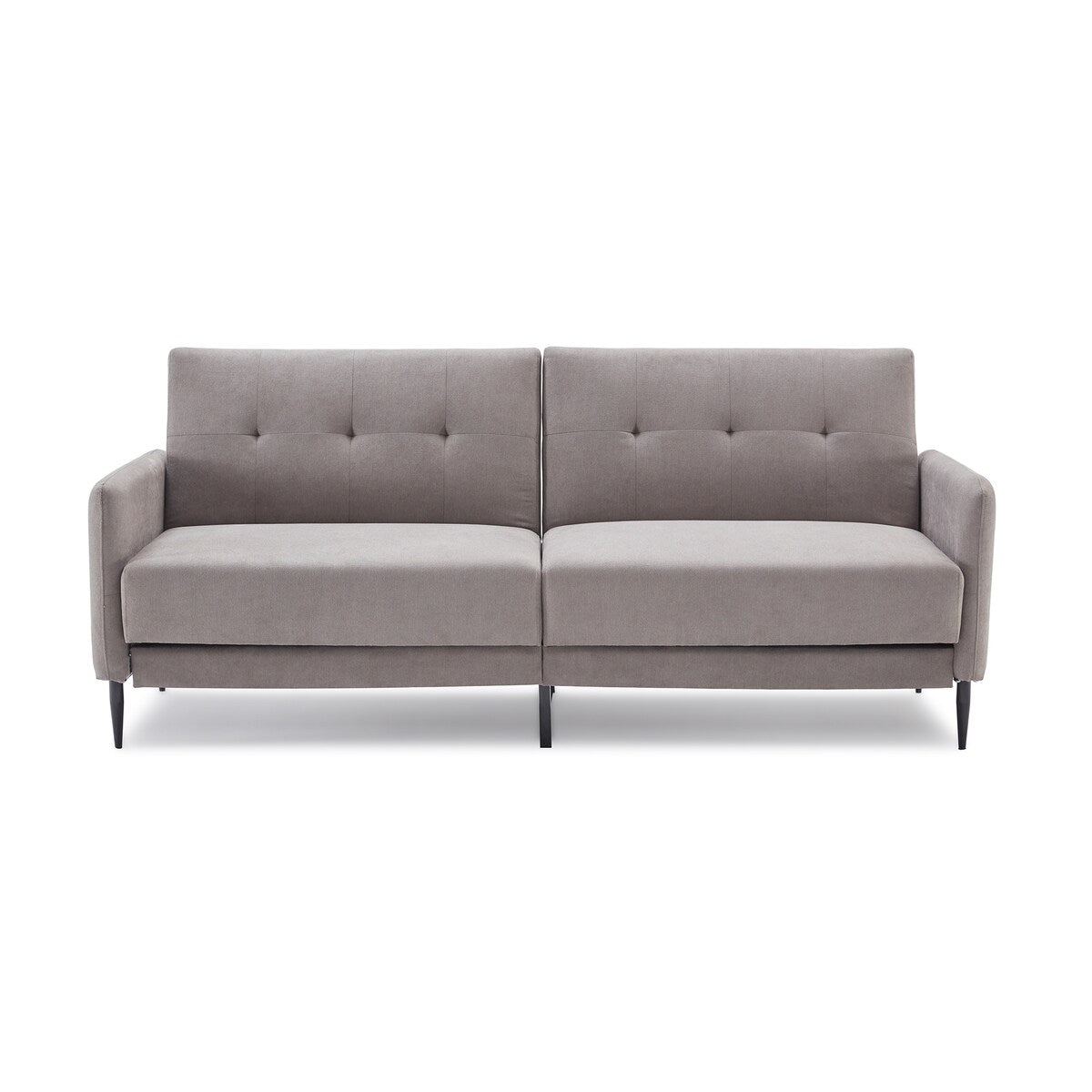 Modern Convertible Folding Futon Sofa Bed Linen Upholstered