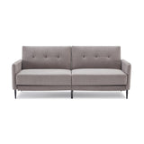 Modern Convertible Folding Futon Sofa Bed Linen Upholstered