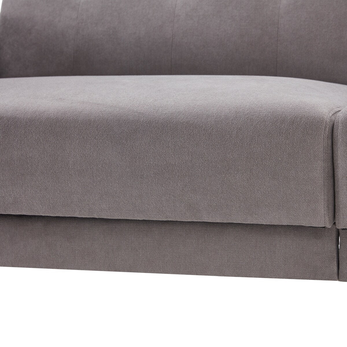 Modern Convertible Folding Futon Sofa Bed Linen Upholstered