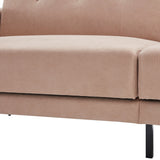 Modern Convertible Folding Futon Sofa Bed Linen Upholstered