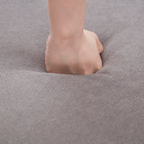 Modern Convertible Folding Futon Sofa Bed Linen Upholstered