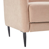 Modern Convertible Folding Futon Sofa Bed Linen Upholstered