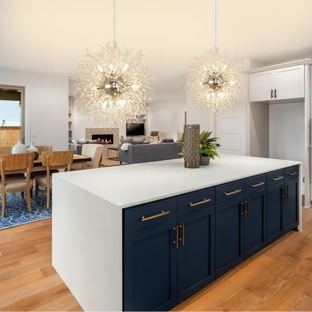 Modern Crystal Dandelion Chandelier