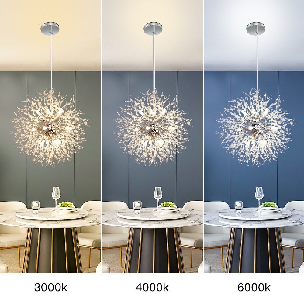Modern Crystal Dandelion Chandelier