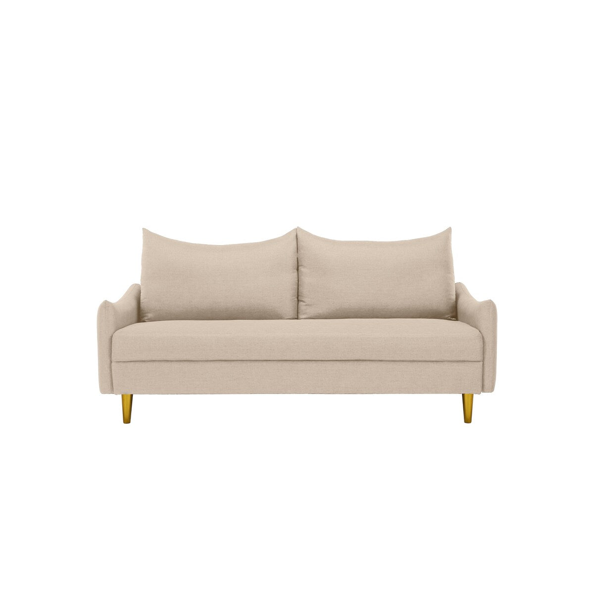 Modern Cushion Back Loveseat
