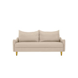 Modern Cushion Back Loveseat