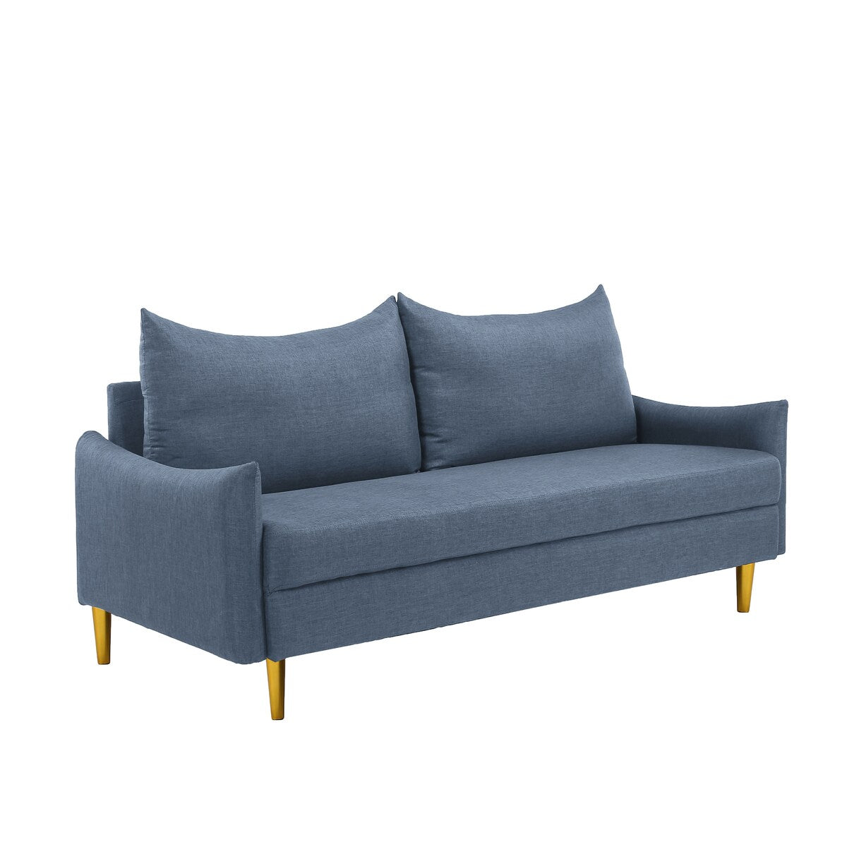 Modern Cushion Back Loveseat