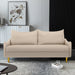 Modern Cushion Back Loveseat