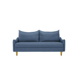 Modern Cushion Back Loveseat