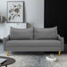 Modern Cushion Back Loveseat