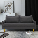 Modern Cushion Back Loveseat