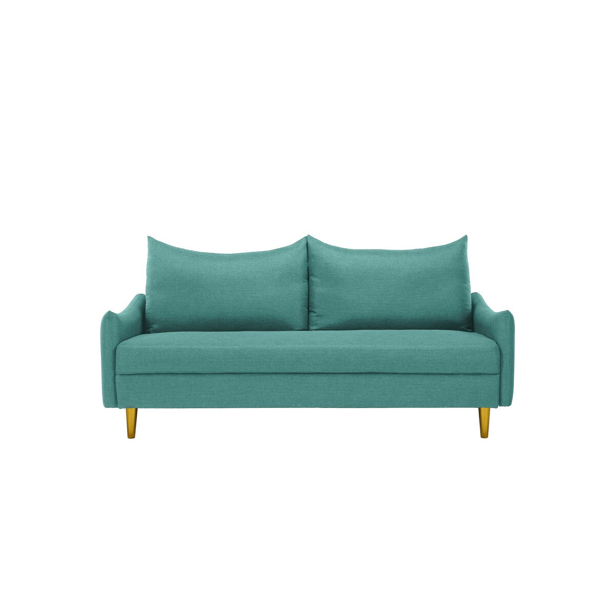 Modern Cushion Back Loveseat