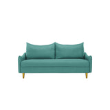 Modern Cushion Back Loveseat