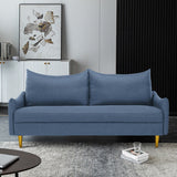 Modern Cushion Back Loveseat