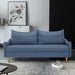 Modern Cushion Back Loveseat