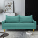 Modern Cushion Back Loveseat