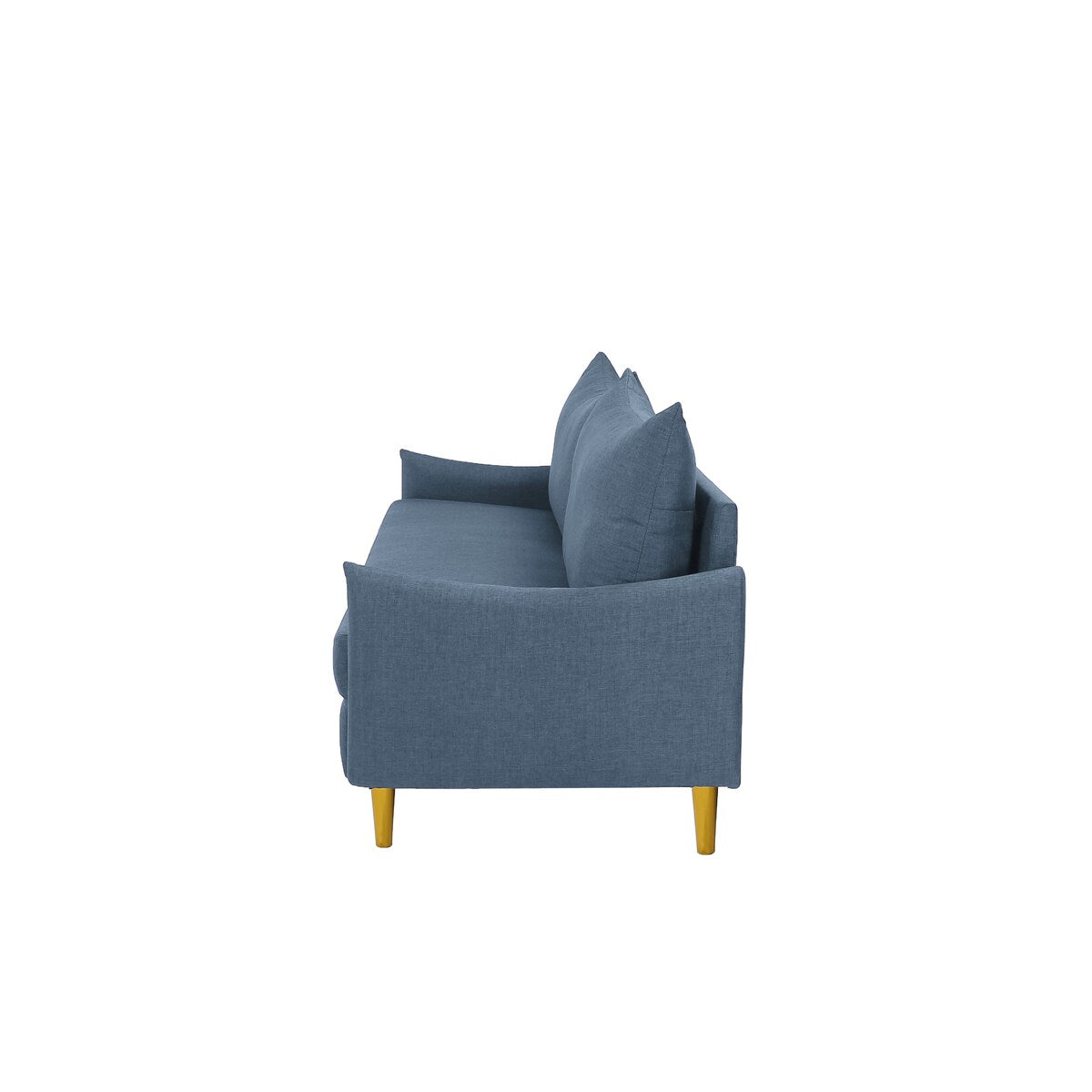 Modern Cushion Back Loveseat
