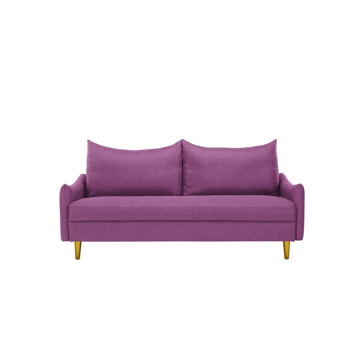 Modern Cushion Back Loveseat